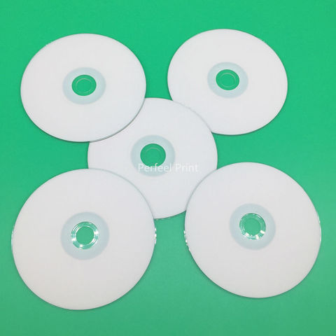 5 unids/lote 700MB en blanco imprimible de inyección de tinta CD CD-R disco 80 minutos 52x velocidad múltiple para los medios de comunicación de Audio de almacenamiento de datos ► Foto 1/6