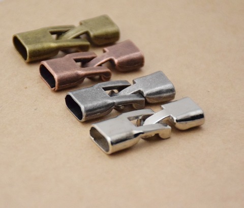 10 unids/lote de conectores de pulseras de cuero plano de 3,5*1,2 cm para hacer joyas DIY ► Foto 1/6