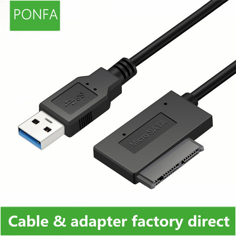 USB 3,0 a Micro SATA adaptador de Cable para la 1 8 