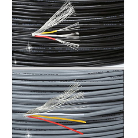 Envío libre 10 m UL2547 cable blindado 22/24/26/28AWG 2 core/3 core/ 4 core/señal de Audio cable de BLINDAJE ► Foto 1/2