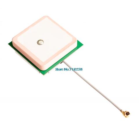 25*25*8mm 28db de alta ganancia de 5cm LengthBuilt-en cerámica activo Antena GPS NEO-6M NEO-7M NEO-8M ► Foto 1/2