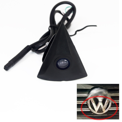 Coche Vista frontal aparcamiento cámara especial para VW Passat Tiguan Golf Touran Jetta Sharan Touare CC Golf 5 6 Passat B6 B7 Escarabajo ► Foto 1/6