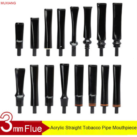 RU- MUXIANG-Tubo de fumar de 3mm boquilla recta especializada boquilla de acrílico/boquilla apta con be0007-be0078 de filtro de 3mm ► Foto 1/6