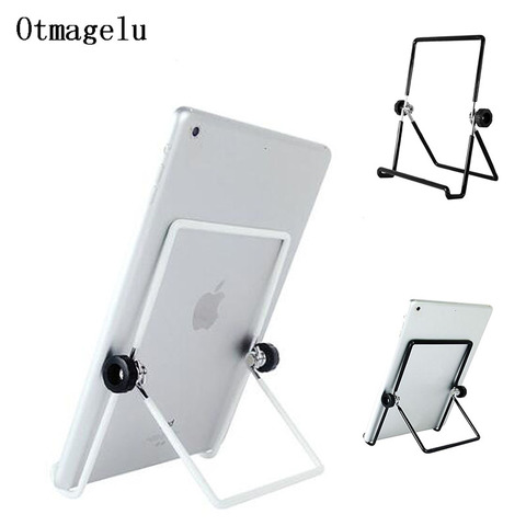 Soporte de tableta portátil plegable de Metal ajustable para teléfono tableta soporte de escritorio Universal soporte de montaje para iPad iPhone Tablet 5-10