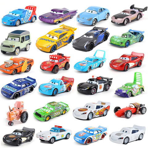 Disney-figuras de acción de Pixar Cars y para niños, juguetes