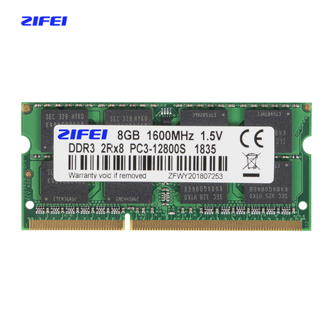 ZIFEI DDR3 RAM 4GB 8GB 1333MHz a 1600 MHz, 1866 MHz, 1,5 V y 1,35 V portátil memoria dimm ► Foto 1/6