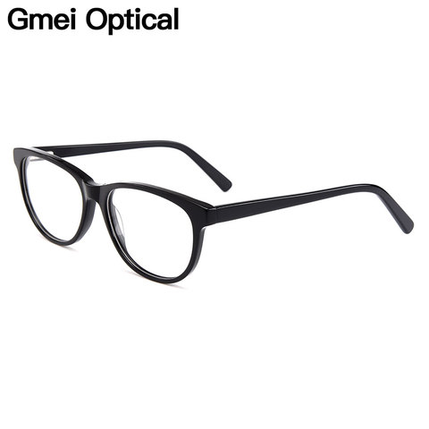 Gmei-gafas ópticas de acetato de ojo de gato para mujer, montura completa para miopía, gafas de presbicia con bisagras de resorte YH6024 ► Foto 1/6