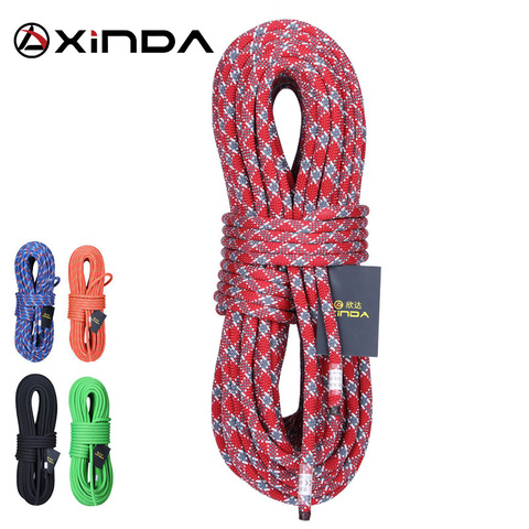 XINDA-Cuerda de escalada en roca para acampar, 10M, 10mm de diámetro, cordón de alta resistencia de 5200 libras, equipo de seguridad para escalada ► Foto 1/6