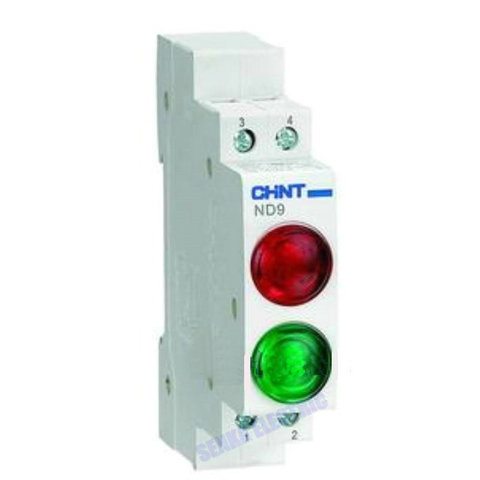 CHINT-Lámpara de señal LED, montaje en carril Din, serie ND9, CA 220V, indicador de luz piloto ► Foto 1/3