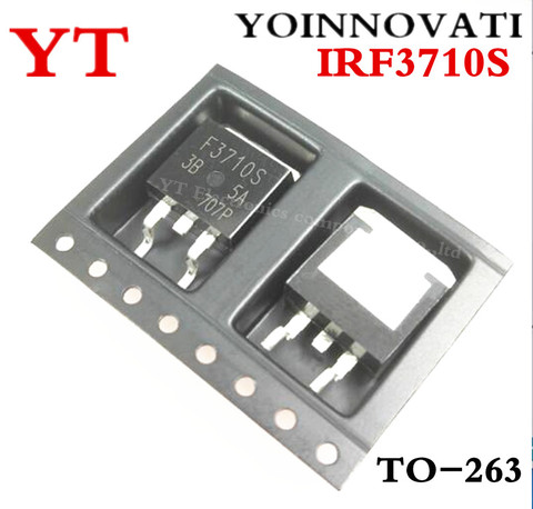 10 unids/lote IRF3710S F3710S 3710 MOSFET N-CH 100V 57A D2PAK mejor calidad ► Foto 1/2