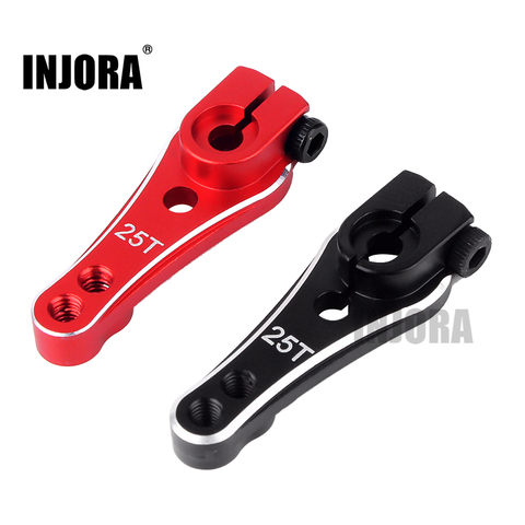 INJORA-Servo de dirección de Metal para coche teledirigido, 1 Uds., 33MM, 25T, 1/10, TRAXXAS TRX4 ► Foto 1/6