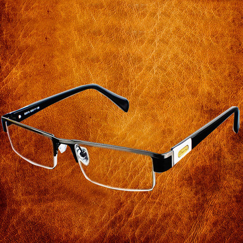 Gafas de aleación de titanio para hombre, lentes de lectura no esférico con recubrimiento de 12 capas, 1,0 + 1,5 + 2,0 + 2,5 + 3,0 + 3,5 + 4,0 ► Foto 1/5