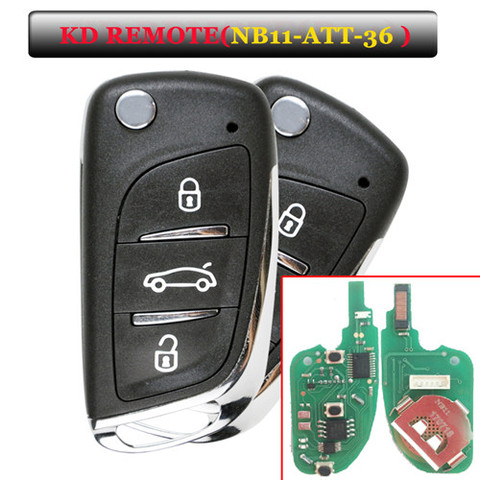 (1 unids) NB11 3 botón remoto clave con NB-ATT-36 modelo para URG200/KD900/KD200 ► Foto 1/1