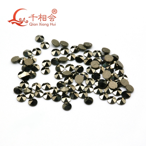 Qianxiang hui-Bolsa de piedra natural de marcasita, 200 Uds., forma redonda, 1mm a 2mm ► Foto 1/6
