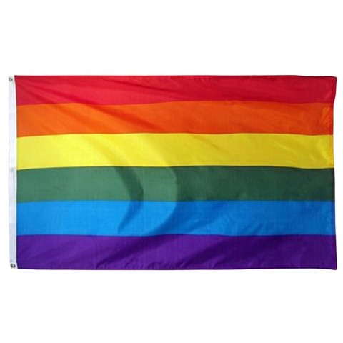 Bandera del orgullo Gay, arcoíris, gigante, grande, LGBT, 150x240cm ► Foto 1/6