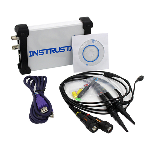 ISDS205A nueva actualización 3 en 1 multifuncional 20M PC USB osciloscopio digital virtual + analizador de espectro + grabador de datos ► Foto 1/6