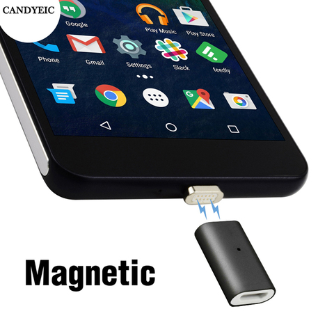 Candéico Android magnético adaptador para Honor 8X Max 10 Lite 20i 9i 9 Lite 8 Lite V9 jugar 5C 5A 5X 6A 6X 7A imán adaptador de cargador ► Foto 1/6