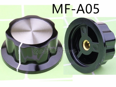 2 unids/lote sombrero MF-A05 perilla de potenciómetro WH118 WX050 perilla de baquelita de núcleo de cobre, Agujero interior 6mm ► Foto 1/4