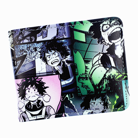 Cartera de My Hero Academia para hombre, monedero corto, monedero ► Foto 1/5