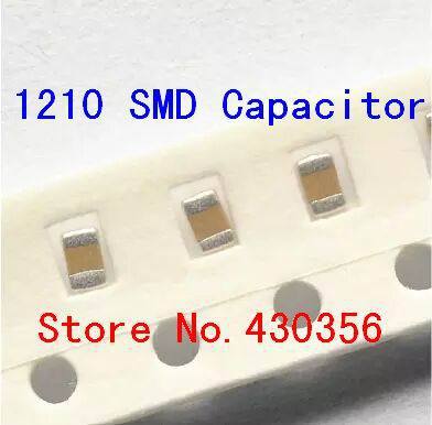 50 piezas smd condensador 1210 106 K 10 UF 16 V envío gratis ► Foto 1/1