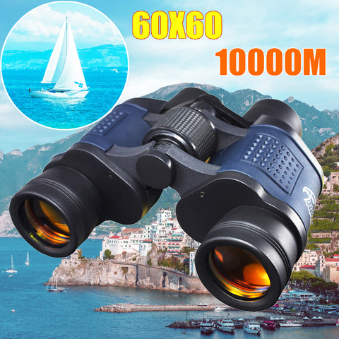 Binoculares de visión nocturna para caza al aire libre, telescopio óptico de alta potencia HD de 10000M, 60x60, Zoom fijo, Lll de alta claridad ► Foto 1/6