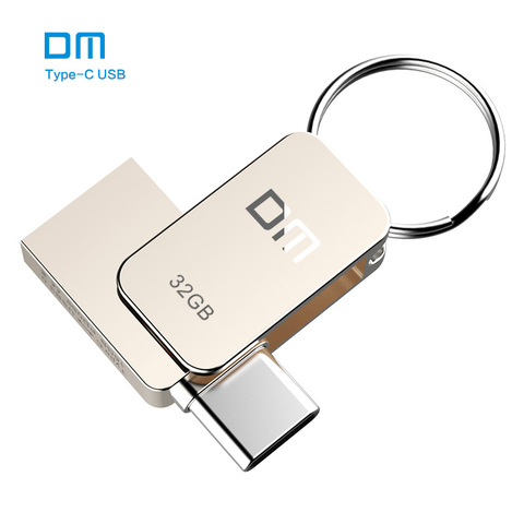 Envío libre DM PD059 16 GB 32 GB 64G USB-C Tipo-c USB OTG 3.0 Flash Drive Pen Drive de Memoria Del Teléfono Inteligente MINI Usb Stick ► Foto 1/5