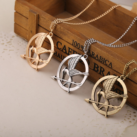 Collar de aves de película The Hunger Games para hombre y mujer, collar de regalo en 3 colores, 2022 ► Foto 1/6