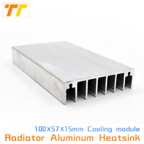 100x57x15mm radiador disipador de aluminio del disipador de calor refrigeración Fit LED IC del Transistor potencia PBC calor disipación para LED chip ► Foto 1/6
