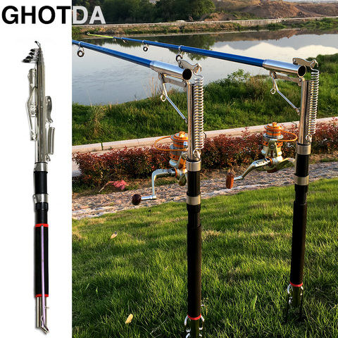 GHOTDA-caña de pescar automática, 1,8 M, 2,1 m, 2,4 m, 2,7 m, Lago de río y mar ► Foto 1/6