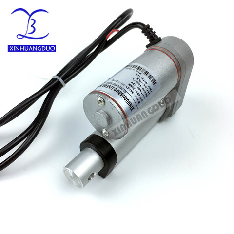 12 v 24 V 25mm/1 pulgada carrera 900N 5 mm/s-40 mm/s micro actuador lineal eléctrico actuador lineal elevador de TV actuador lineal de alta velocidad ► Foto 1/1