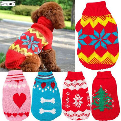 Jersey tejido para perros pequeños, suéter cómodo para mascotas, ropa bonita para perros en invierno, colores aleatorios ► Foto 1/6