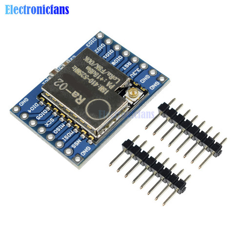 Módulo SX1278 LoRa, 433M, 10KM, toma de transmisión de espectro Ra-02 inalámbrica para el Hogar Inteligente, módulo de placa DIY ► Foto 1/1