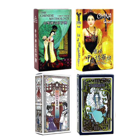 Juego de cartas del Tarot misterioso para mujer, cartas personales de adivinación, versión en Inglés/chino ► Foto 1/1