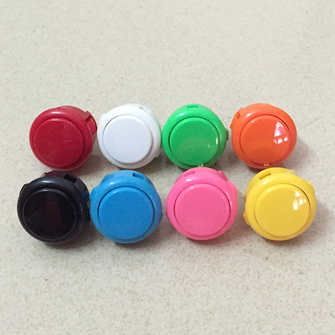 Botón pulsador Sanwa OBSF-30 para juego de arcade MAME, piezas de bricolaje, 13 colores disponibles, Original, 8 Uds. ► Foto 1/6