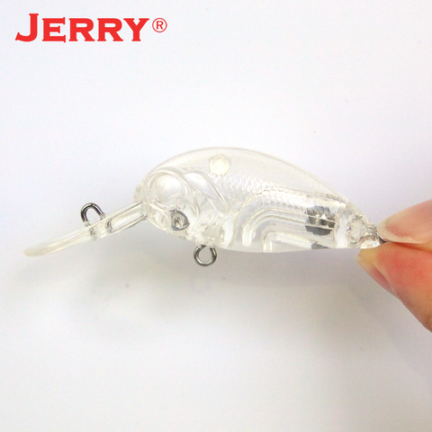 Jerry Scout  10 Uds de Señuelos de Pesca giratorios sin pintar de 38mm con cuerpo en blanco, cebos duros flotantes, señuelos crankbait para pesca en la orilla del mar ► Foto 1/6