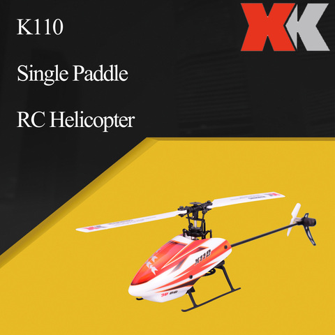 Wltoys-helicóptero teledirigido sin escobillas XK K110/K1 6CH 3D 6G, helicóptero BNF sin transmisor K100/K120/K123 /K124 ► Foto 1/6