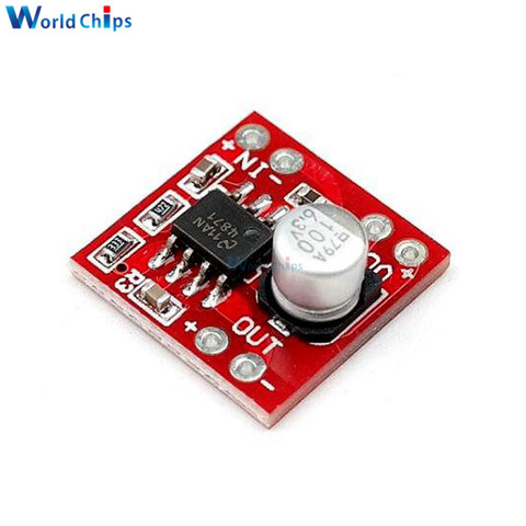 Placa amplificadora de potencia LM4871, amplificador de potencia Mini ultrapequeño de 3W, CC de 3-5V, módulo amplificador de Audio para altavoz electrónico ► Foto 1/1