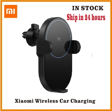 Xiaomi-cargador de coche inalámbrico Original, dispositivo de carga rápida inteligente, de 20W, Max, eléctrico, 2.5D, de cristal, Qi ► Foto 1/6