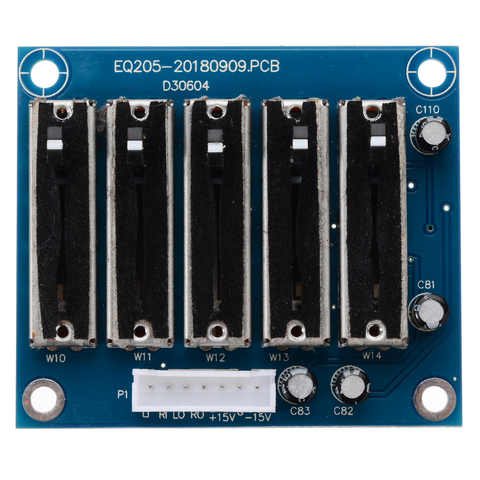 Tablero ecualizador EQ de 5 bandas estéreo de doble canal paneles de tono ajustables Preamp Panel frontal para amplificador ±12 ~ ± 15V ► Foto 1/6