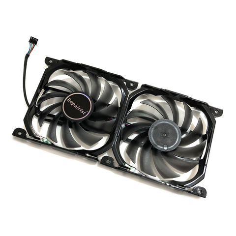 2 unids/set InnoVISION GTX1080TI/1080 X2 GPU tarjeta VGA ventilador para INNO3D GEFORCE GTX 1080 GTX1080 TI X2 gráficos como reemplazo ► Foto 1/1