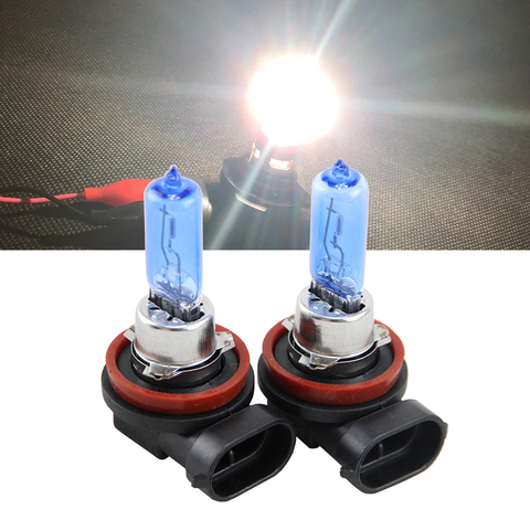 Bombilla halógena para coche, faro delantero antiniebla, luz superblanca, H8 H9 H11 12V 65W 6500K ► Foto 1/6