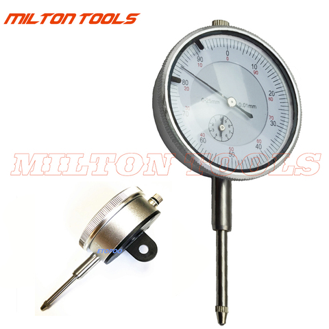 Precisión 25mm 0,01mm Indicador de Dial de 0-25mm Metro preciso indicador de medida instrumento herramienta dial un micrómetro de calibre ► Foto 1/6