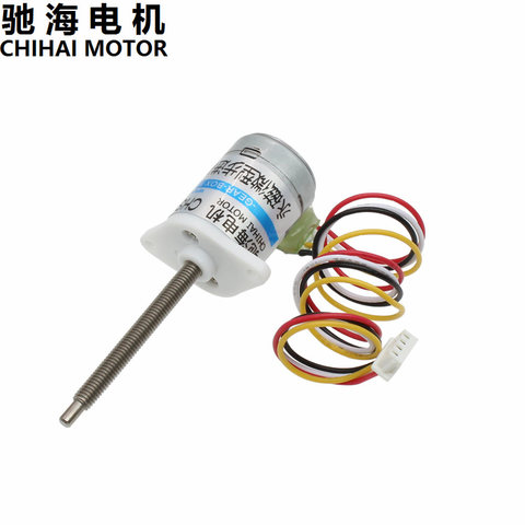 ChiHai Motor CHS-GM15BY 2 Fase 4 Alambre de paso a paso Motor 30 Ohm DC 5,0 V M3 tornillo del engranaje del eje motor caja de ► Foto 1/1