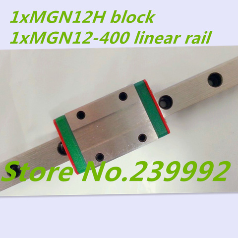 MGN12 12mm carril lineal slide MGN12-L400mm riel + MGN12H transporte cnc ► Foto 1/1