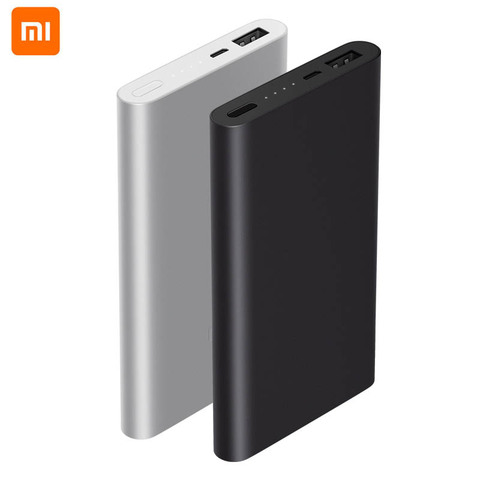 Xiaomi banco de energía 2 10000 mAh batería externa compatible con 18 W carga rápida Ultra delgada para teléfonos móviles recarga rápida USB ► Foto 1/1