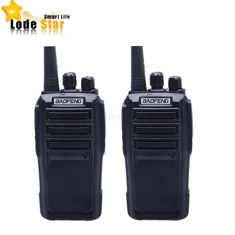 Nuevo BaoFeng UV-6 Walkie Talkie BF-UV6 doble banda VHF UHF 136-174/400-470MHz 5W portátil de dos vías de Radio CB transceptor para aficionados 2 uds ► Foto 1/6