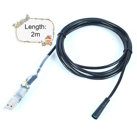 Bafang-Cable de programación USB de 2M de longitud, para 8fun / BBS01B BBS02B BBSHD, unidad central, Motor de bicicleta eléctrica ► Foto 1/6