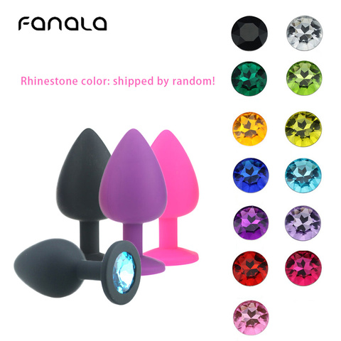 FanaLa-tapón Anal de silicona para hombres y mujeres, cuentas, decoración de joyas, masajeador de próstata, Gay, Unisex, tienda de juguetes sexuales para adultos ► Foto 1/6