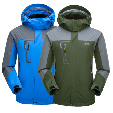 Nuevos hombres al aire libre Camping senderismo escalada chaqueta abrigo Top Outwear rompevientos ropa deportiva chándal suéter Atlético Blazers ► Foto 1/1