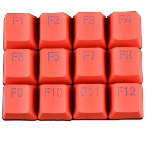 PBT llaveros retroiluminados F1 ~ F12 12 llaveros Cherry MX con llaveros pulsadores para interruptores MX retroiluminados mecánicos teclado de juego ► Foto 1/5